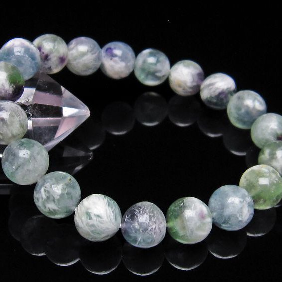 エンジェルフェザー フローライト ブレスレット 11mm [T53-4144]