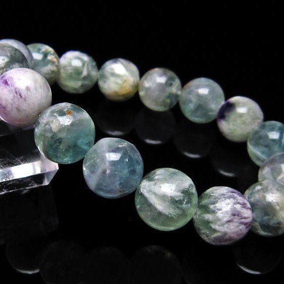 エンジェルフェザー フローライト ブレスレット 12mm [T53-4301]