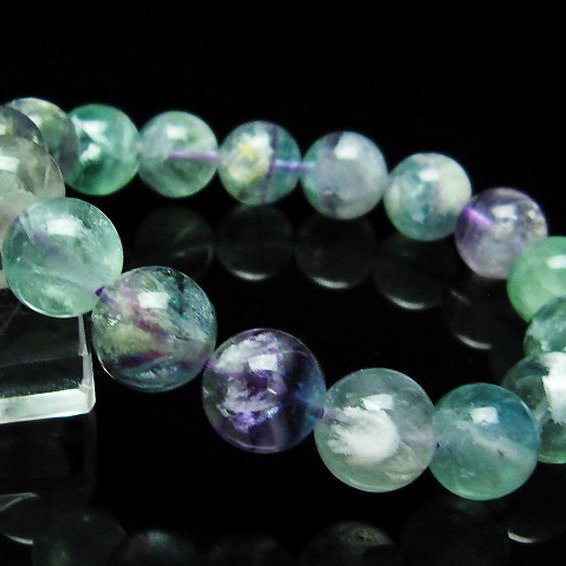 エンジェルフェザー フローライト ブレスレット 12mm [T53-4393]