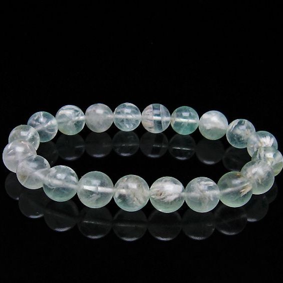 エンジェルフェザー フローライト  ブレスレット 10mm [T53-4619]