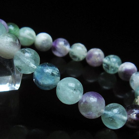 エンジェルフェザー フローライト ブレスレット 9mm [t53-4804]