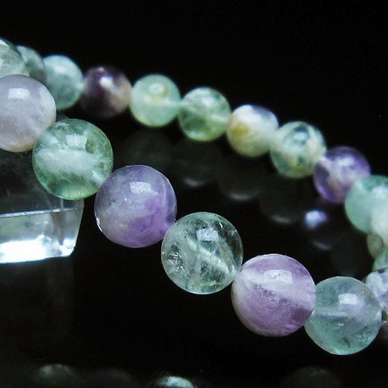 エンジェルフェザー フローライト ブレスレット 9mm [T53-4891]