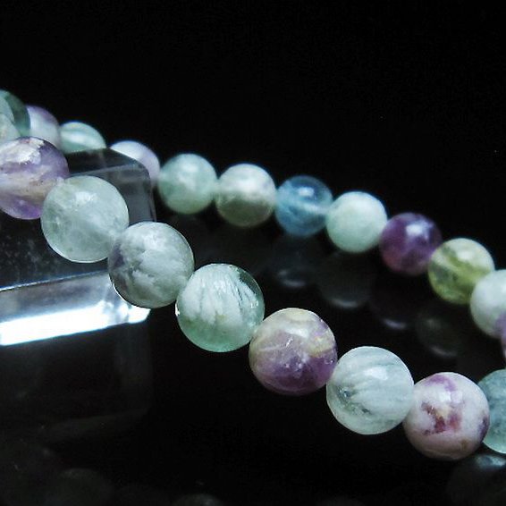 エンジェルフェザー フローライト ブレスレット 8mm [T53-4910]