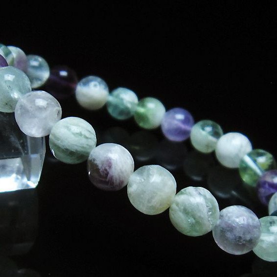 エンジェルフェザー フローライト ブレスレット 7mm [T53-4912]
