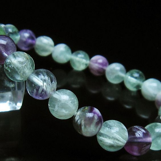 エンジェルフェザー フローライト ブレスレット 8mm [T53-4937]