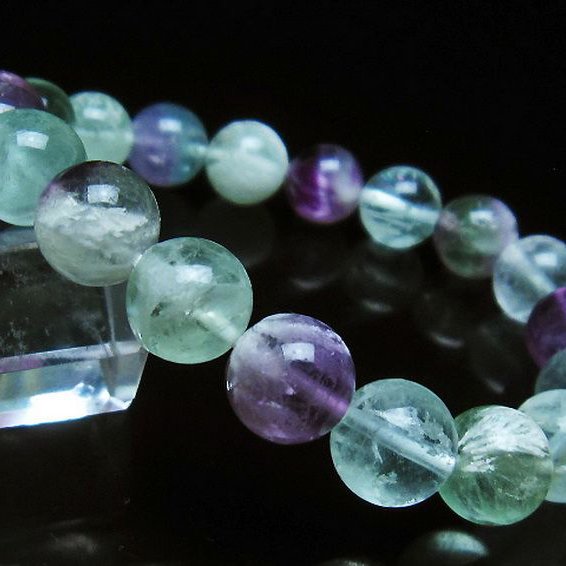 エンジェルフェザー フローライト ブレスレット 10mm [T53-4962]