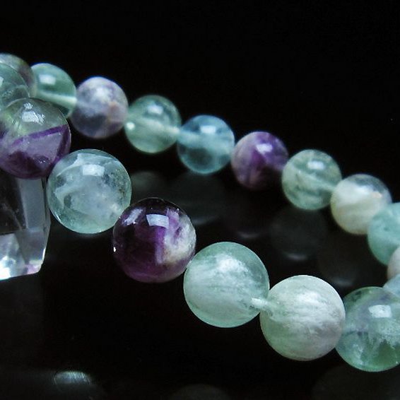 エンジェルフェザー フローライト ブレスレット 10mm [T53-4965]