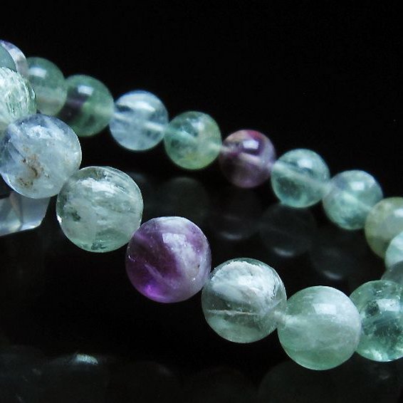 エンジェルフェザー フローライト ブレスレット 11mm [T53-4966]