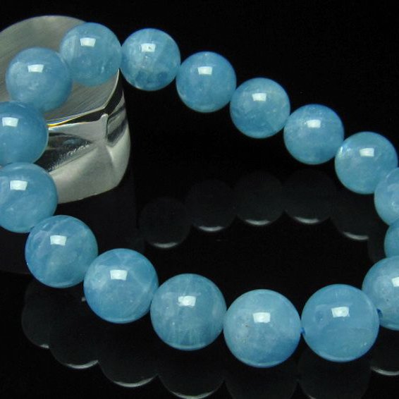 アクアマリン ブレスレット 12mm [T537-14211]