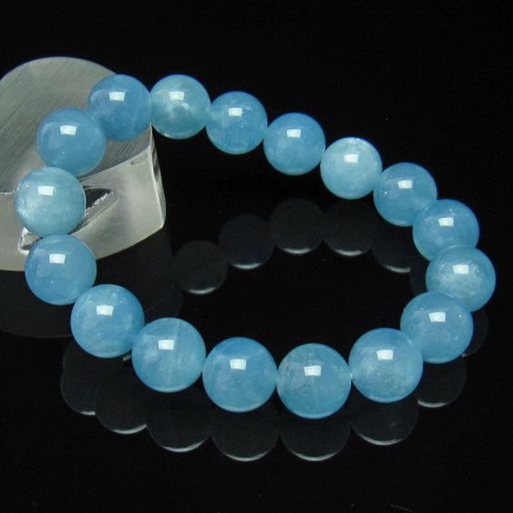 アクアマリン ブレスレット  12mm [T537-14213]
