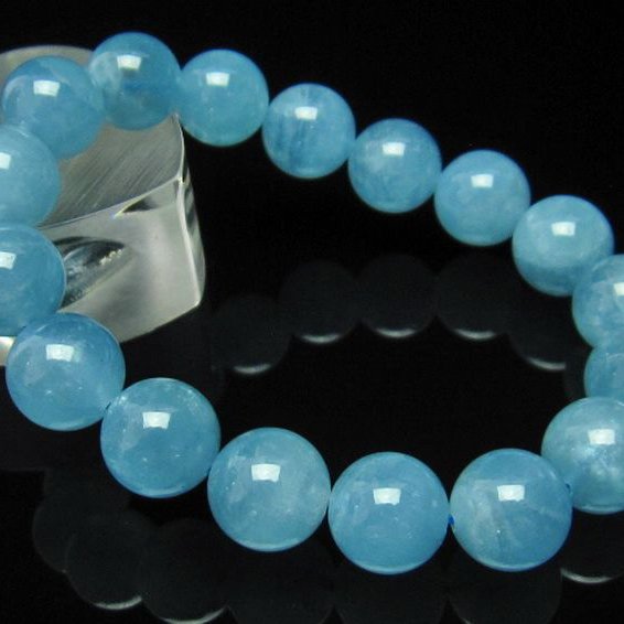 アクアマリン ブレスレット 12mm [T537-14217]