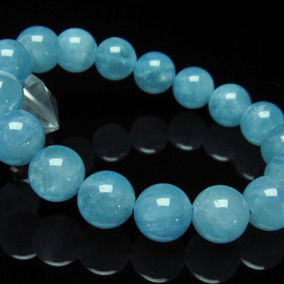 アクアマリン ブレスレット 12mm [T537-14263]
