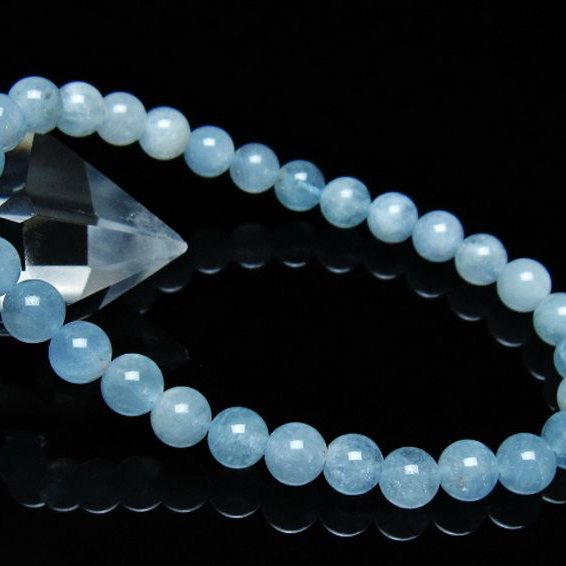 アクアマリン ブレスレット 6mm [T537-15293]