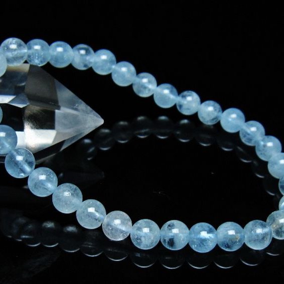 アクアマリン ブレスレット 6mm [t537-15338]