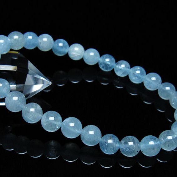 アクアマリン ブレスレット 7mm [T537-15404]