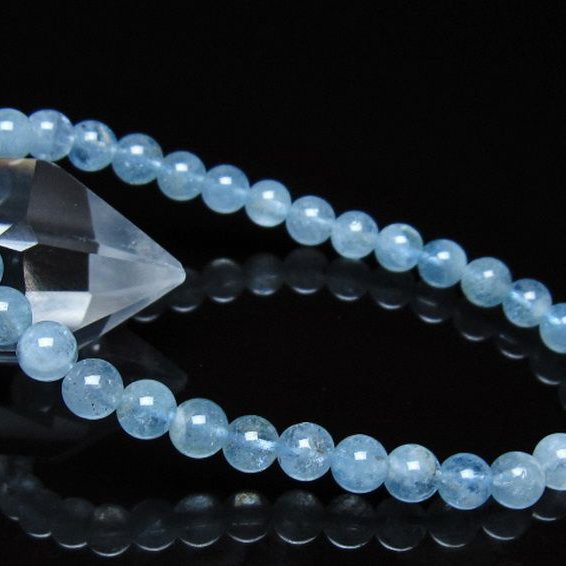 アクアマリン ブレスレット 6mm [t537-15490]