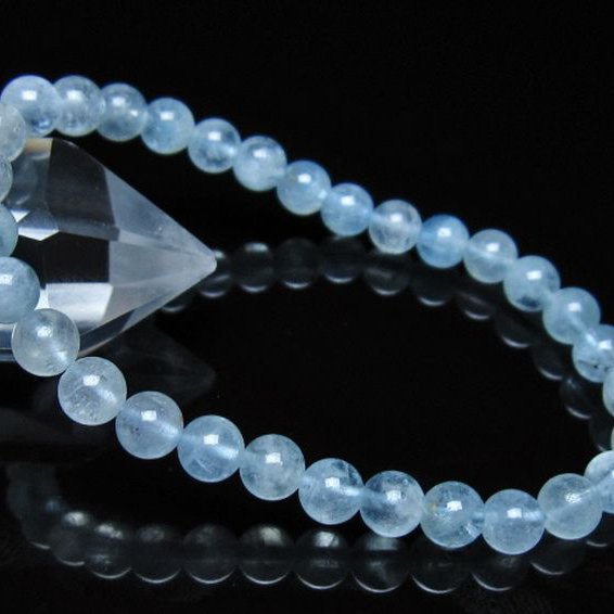 アクアマリン ブレスレット 6mm [t537-15498]