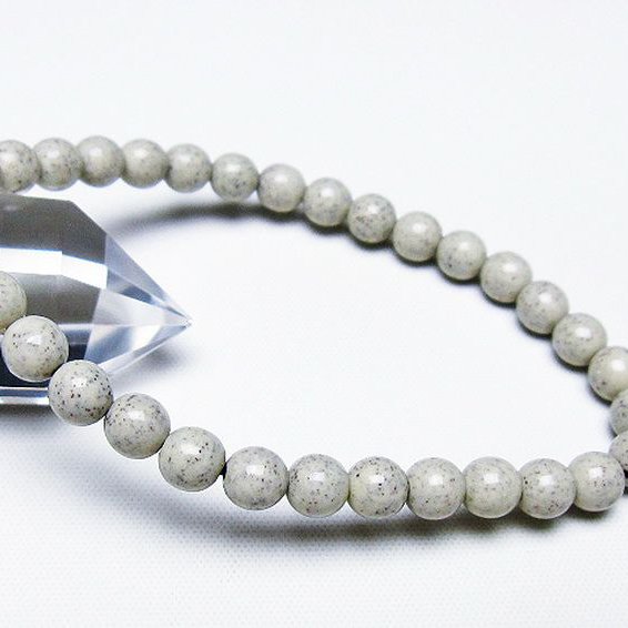 台湾産 北投石 天然ラジウム効果 ブレスレット 6mm [T538-2475]