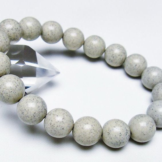 台湾産 北投石 天然ラジウム効果 ブレスレット 12mm [T538-2730]