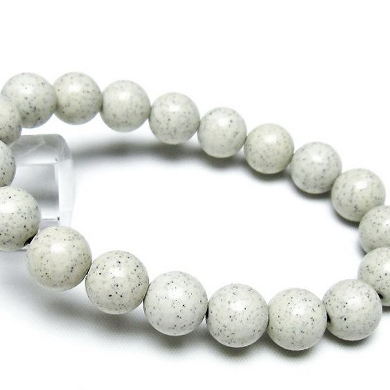 台湾産 北投石 天然ラジウム効果 ブレスレット 11mm [t538-2912]