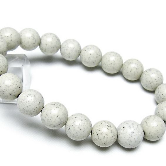 台湾産 北投石 天然ラジウム効果 ブレスレット 11mm [t538-2938]