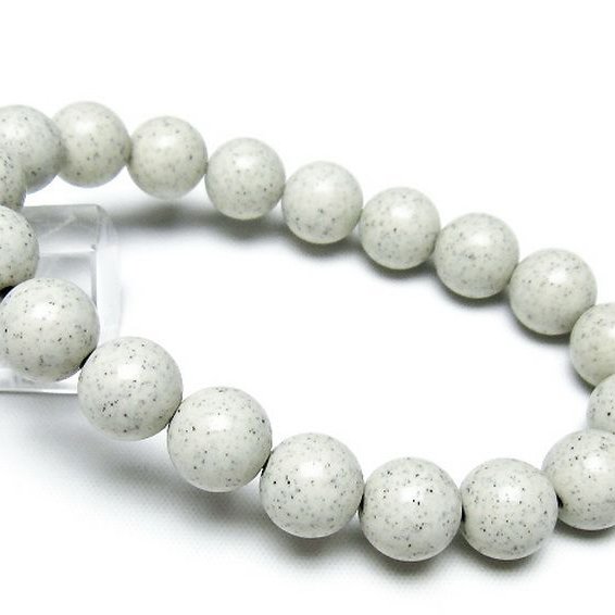 台湾産 北投石 天然ラジウム効果 ブレスレット 11mm [t538-2945]