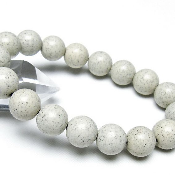 台湾産 北投石 天然ラジウム効果 ブレスレット 12mm [t538-3001]