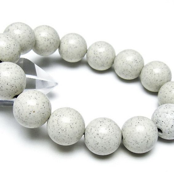 台湾産 北投石 天然ラジウム効果 ブレスレット 16mm [t538-3045]