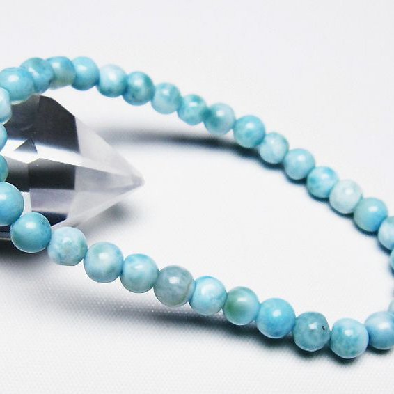 ラリマー ブレスレット 5mm [t54-5677]