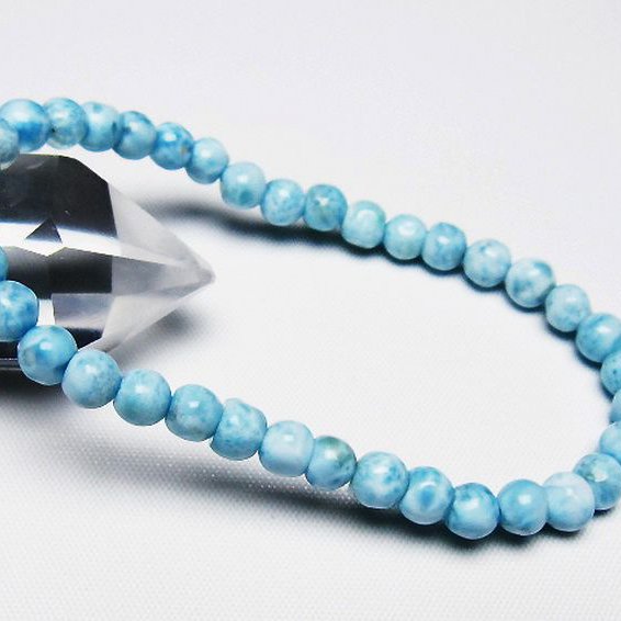 ラリマー ブレスレット 5mm [T54-5709]