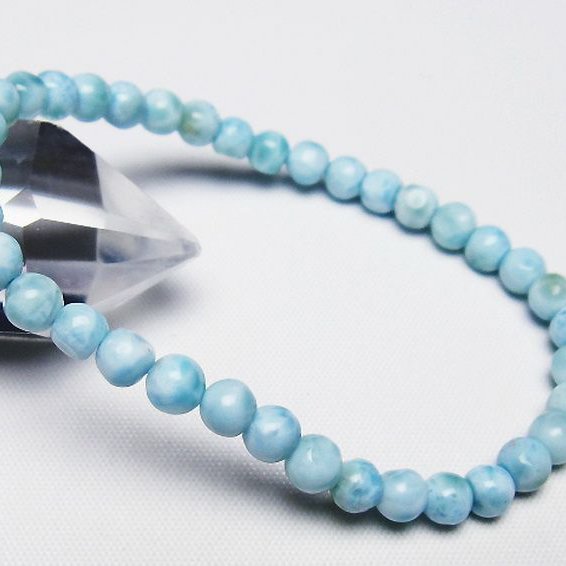 ラリマー ブレスレット 5mm [t54-5881]