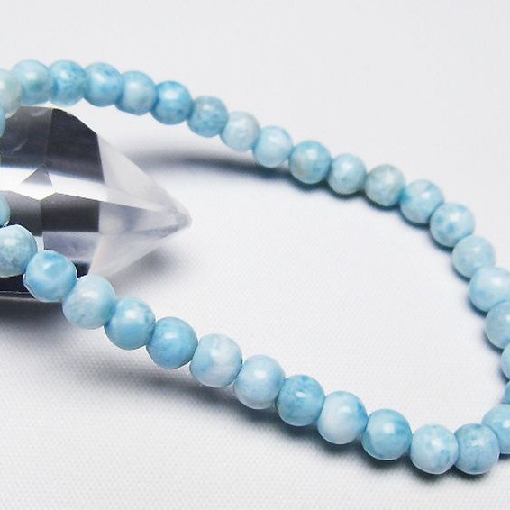 ラリマーブレスレット 内径16 ラリマー ブレスレット 6mm [t54-5884]