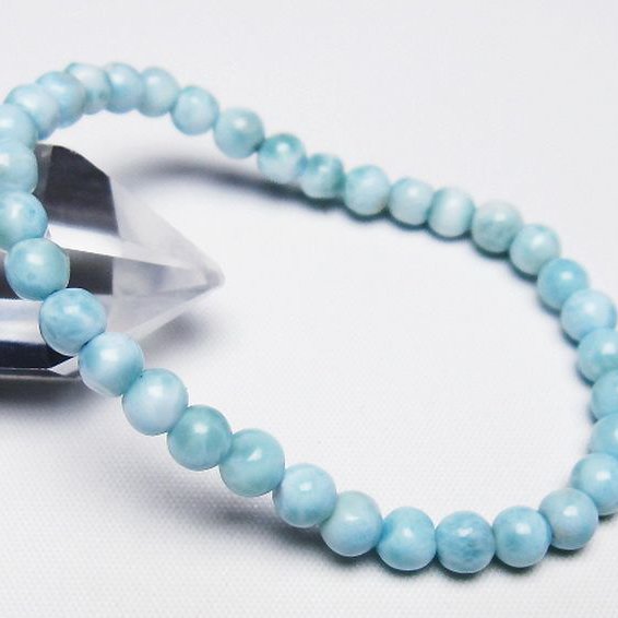 ラリマー ブレスレット 5mm [t54-5886]