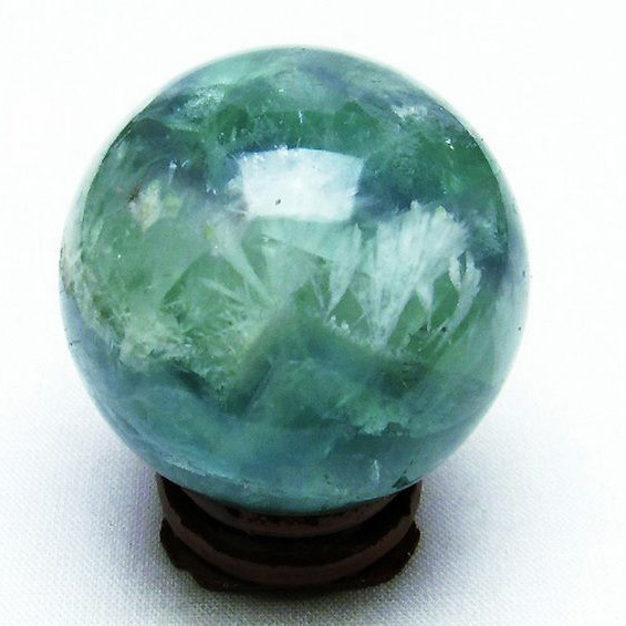 エンジェルフェザー フローライト 丸玉 40mm [T540-2126]