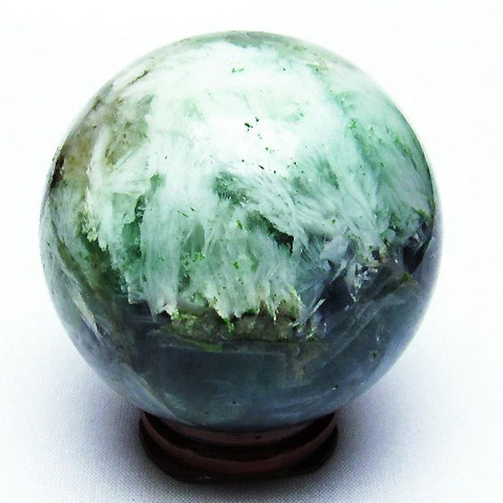 エンジェルフェザーフローライト ファントム入り   丸玉 64mm [T540-2180]