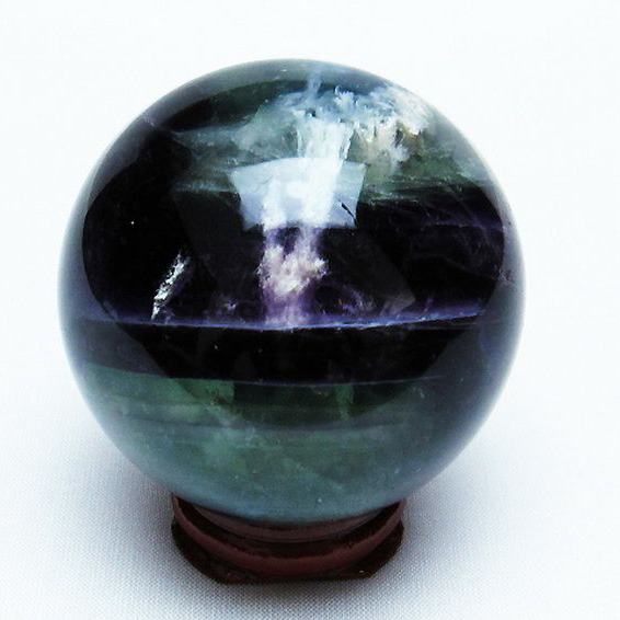 高品質 フローライトスフィア♡ファントムNo.1155 ピンク～水色