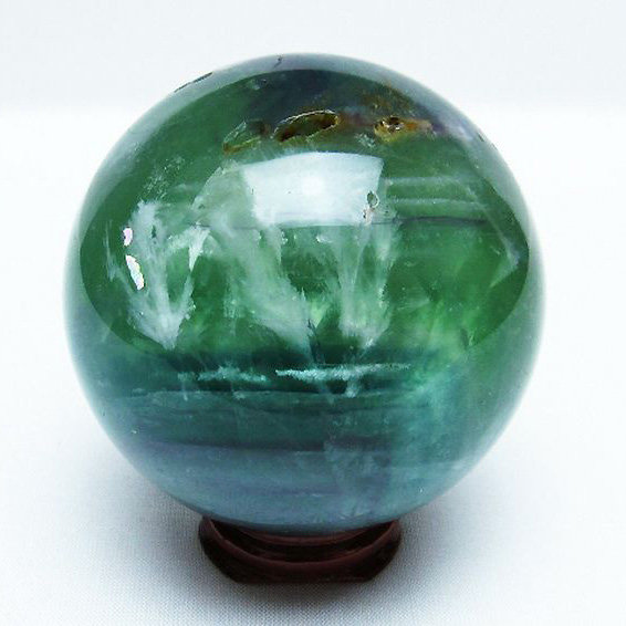 エンジェルフェザーフローライト ファントム入り   丸玉 74mm [T540-2278]