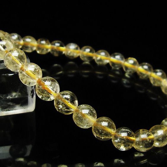 シトリン ブレスレット 6mm [t55-10225]