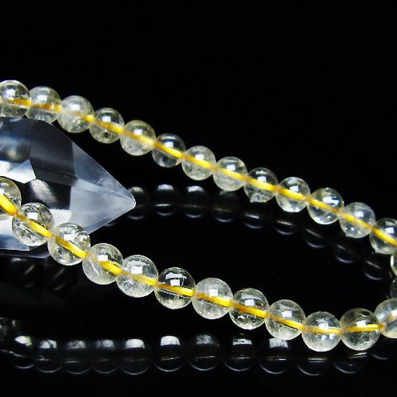 シトリン ブレスレット 6mm [t55-10507]