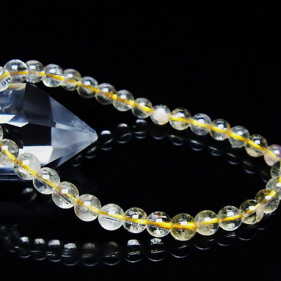 シトリン ブレスレット 6mm [t55-10523]