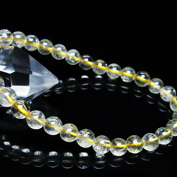 シトリン ブレスレット 6mm [t55-10532]