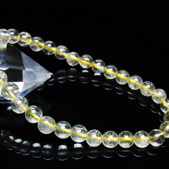 シトリン ブレスレット 6mm [t55-10540]