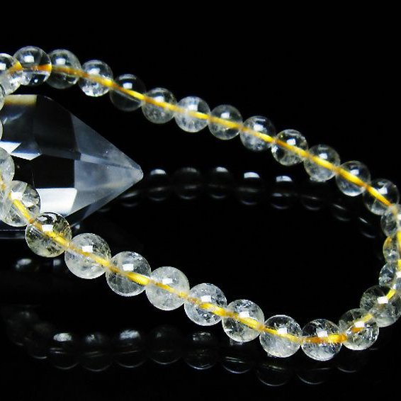 シトリン ブレスレット 6mm [t55-10564]