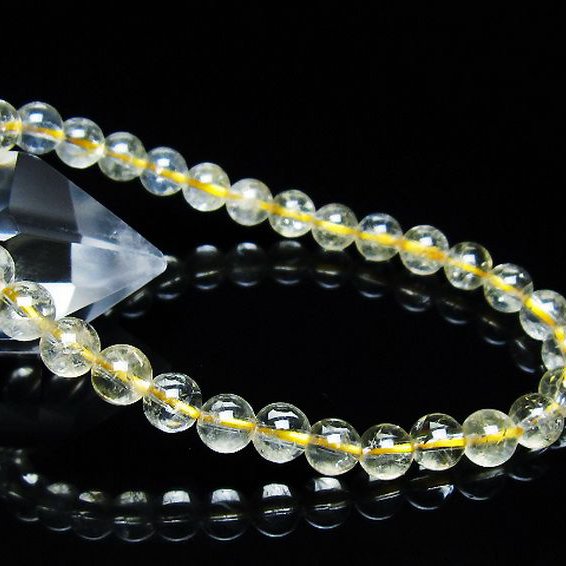 シトリン ブレスレット 6mm [t55-10569]