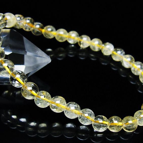 シトリン ブレスレット 6mm [T55-10572]
