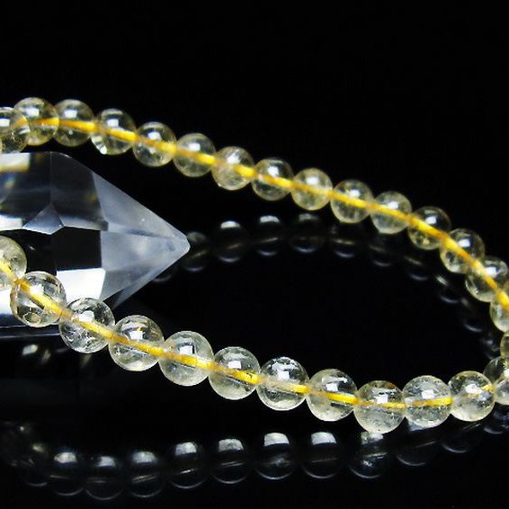 シトリン ブレスレット 6mm [t55-10601]