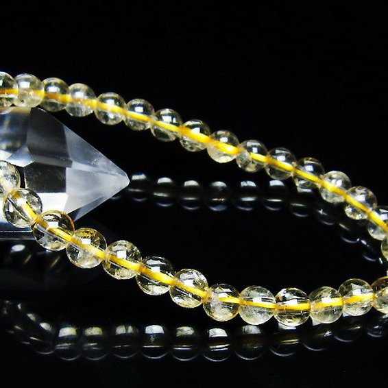 シトリン ブレスレット 6mm [t55-10602]