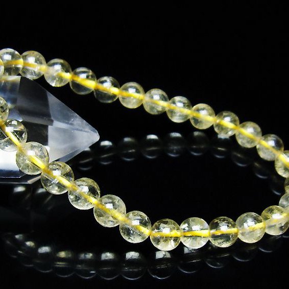 シトリン ブレスレット 6mm [t55-10603]