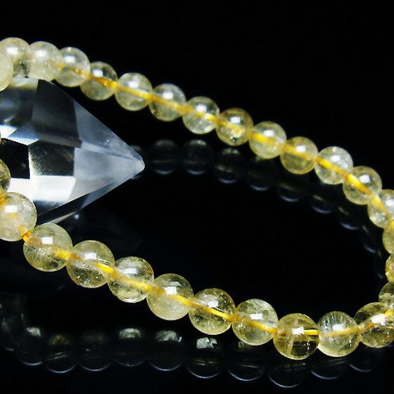 シトリン ブレスレット 6mm [t55-10606]