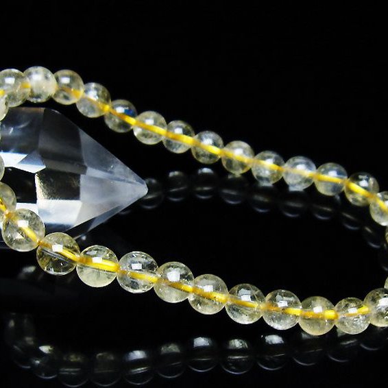 シトリン ブレスレット 6mm [t55-10607]